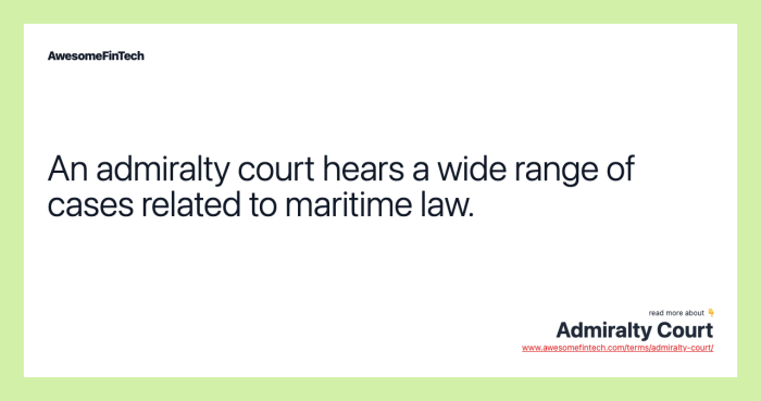 Federal Admiralty and Maritime Jurisdiction Part 5: Exclusivity of ...